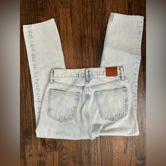 Anine Bing Sonya Jean In Acid Washed Blue - Picture 3 of 5